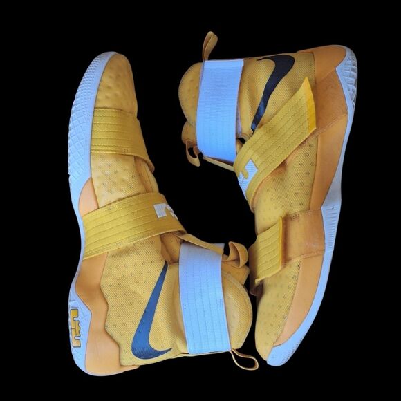 Nike LeBron Soldier Ten University Gold Basketball Shoe Soldier 10 Sneaker sz 16 - Picture 11 of 14
